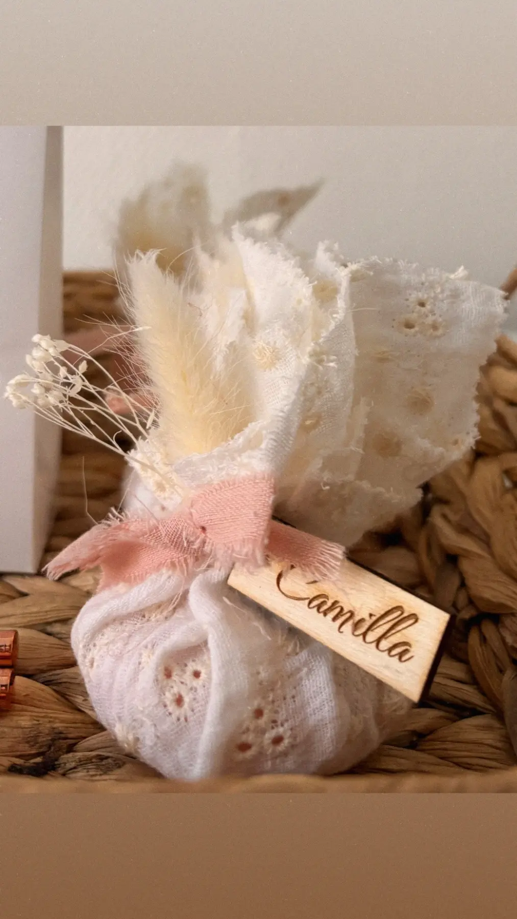 Gepersonaliseerd babygeschenk met naamlabel