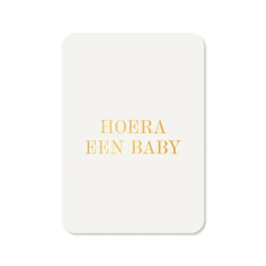Hoera een baby