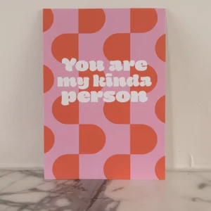 You are my kinda person