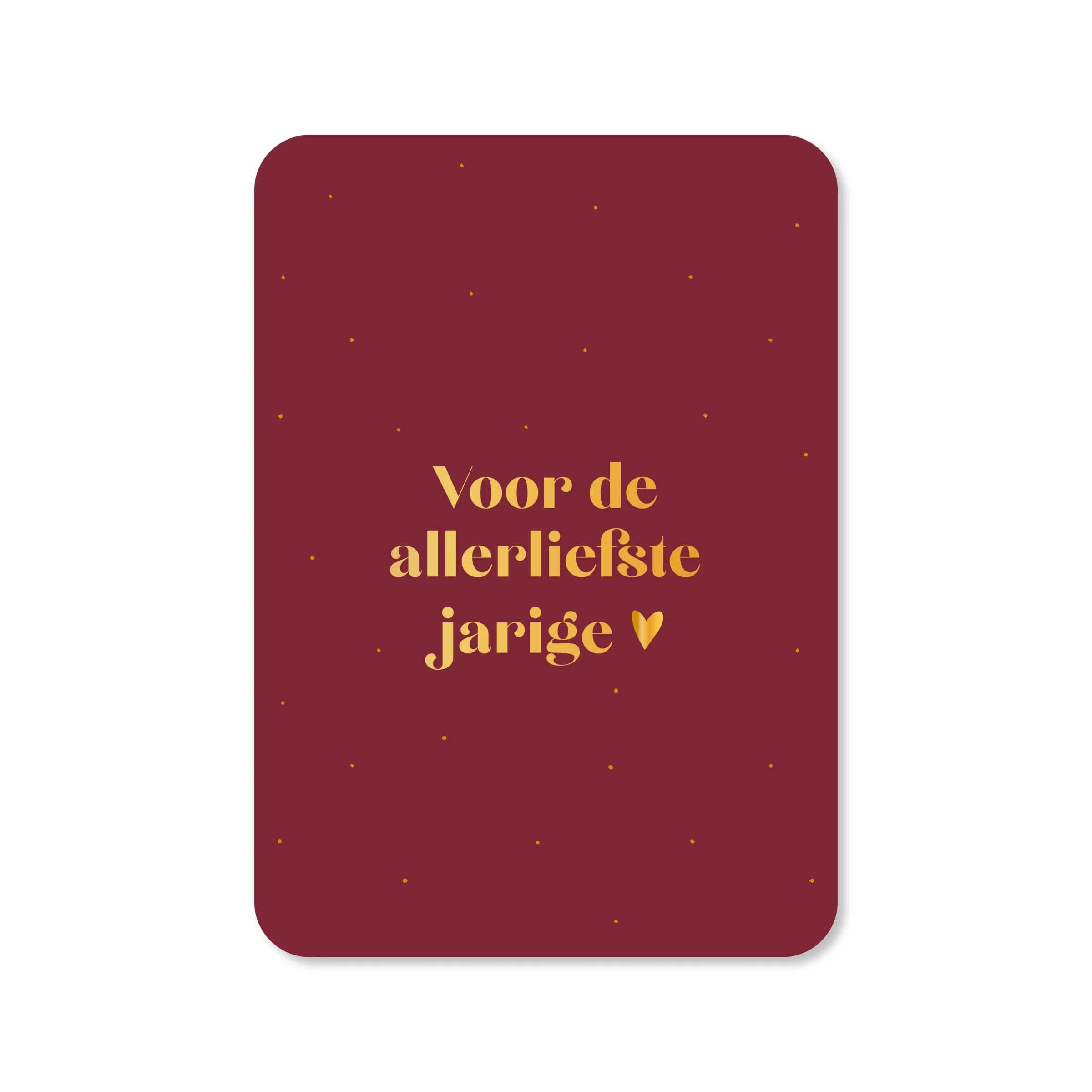 Voor de allerliefste jarige